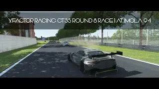 Racing GT3s with the XFactorRacing league round 8 race 1 at Imola 94 in rFactor 2