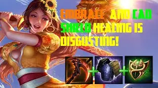 Insane healing from Death's embrace on Ama! (Smite conquest)