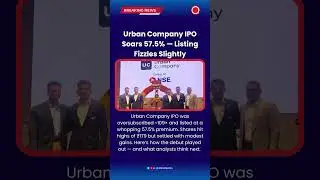 Urban Company IPO Soars 57 5% &mdash; Listing Fizzles Slightly #UrbanCompanyIPO #IPOListing