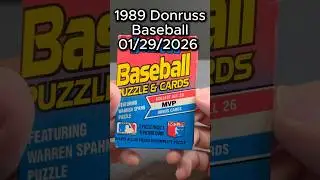 A Day Late & Two Dollars Short, Sorry Again! 1989 Donrus Baseball 01 29 2026 - Ripping Wax With Dusk