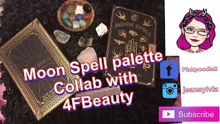 Moon spell  palette  Collab  with 4FBEAUTY #lunarbeauty #moon #spell #middleagedlady
