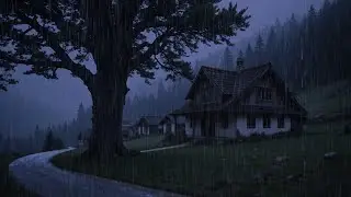 Heavy Rain & Thunder Sounds for Sleeping ⛈️ | For Deep Sleep, Study, & Relaxation