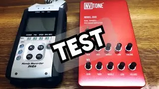 NvTone Model Duo & Zoom H4n. Audiotest