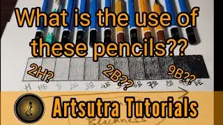 Understanding different drawing pencils?? (2H to 9B) which one to buy?