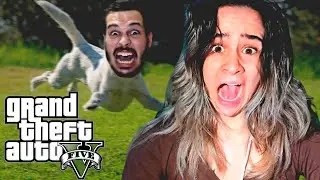 gta V... mas meu amigo virou um Cachorro!!!