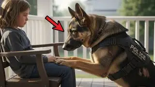 A Crying Police Dog Knocked on a Girl&rsquo;s Door &mdash; The Moment She Understood, Everything Changed