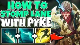 HOW TO STOMP LANE EVERY GAME WITH PYKE! SEASON 10 PYKE GAMEPLAY - League of Legends