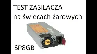 Test zasilacza serwerowego.
