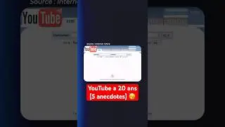 YouTube a 20 ans 🥳 #youtube #20ans #anniversaire #anecdote #anecdotes