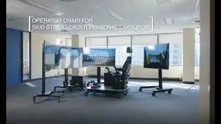 Operator Chair for Skid Steer Loader Personal Simulator - Simlog