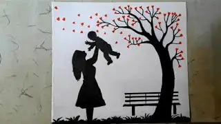 mothers day drawing easy, mothers day drawing, drawing on mother's day, mother's day drawing