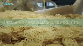 Pellet Fryums snacks 2D 3D pellet Fryums snacks extruder machine twin single screw extruder working