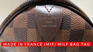 The MIF (Made in France) MILF Bag Tag Video