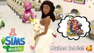 Fiz o Desafio dos BEB&Ecirc;S! 👶🏻 &bull; The Sims Mobile 💜
