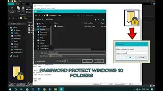 Password Protect and Hide Windows 10 Folders | No Software | Add Password to any Folders 🔐💯