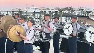 Highlights at sunset SMA Drum Line at Veterans Day Celebration @ SYC