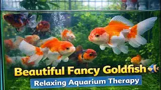 Beautiful best Fancy Goldfish  | Relaxing Aquarium Therapy