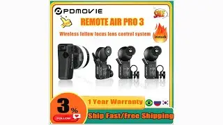 Review PDMOVIE REMOTE AIR PRO 3 Wireless follow focus Lens Control System 2024