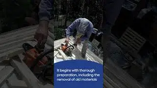 The beginning of any good roof installation starts with preparation. 🧰
