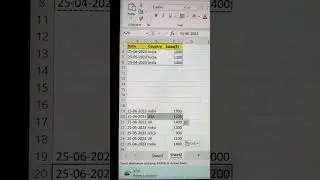 Copy/Paste Visible Cells Only In Excel 😱 | Excel Learning Video 😍 #excel #learningvideos #bytetech