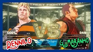 SF5 ▶ Denilokodoborel (CODY) vs G_Maranho (DAN) ■ STREET FIGHTER 5 🔵 BlueNocturne64TV