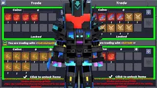 RARE SWORDS AND SETS TRADING IN BLOCK MAN GO SKY BLOCK TRADING VIDEO TANVER BG