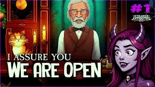 Selling Cursed Antiques to Strange Visitors - Strange Antiquities // Cozy Play #1