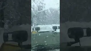 Cummins powered M1008 winter test.