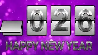 Green screen video Happy New Year 2026