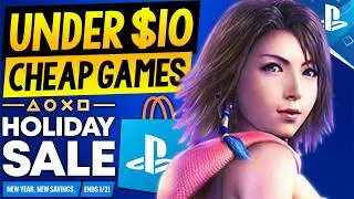 PSN HOLIDAY SALE - 15 Awesome PS5/PS4 Game Deals UNDER $10!