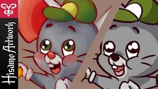 🎨How to color comics vs. concept art || #HisameTuts