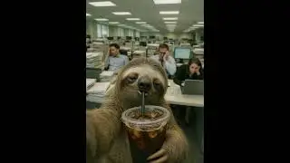 Monday Mood: Sloth Edition 💤#sloth #funny #shorts #work