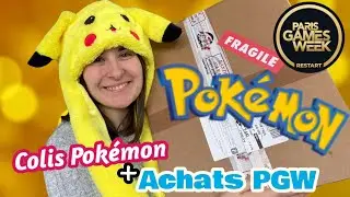 R&Eacute;CEPTION COLIS POK&Eacute;MON + ACHATS PARIS GAMES WEEK !!