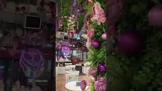 An installation by Shilpa Reddy Flower Design: Secret Garden Cafe, North London, December 21, 2022