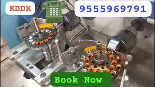 Fully automatic ceiling fan winding machine for rewinding, contact us at 9555969791 #kddk