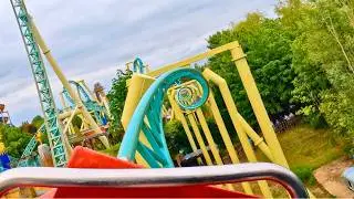 COLOSSUS Thorpe Park - WORLD'S FIRST 10 LOOPING Roller Coaster! | 4K ULTRA HDR