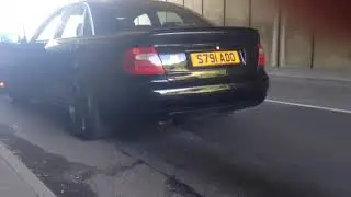 Audi b5 s4 anti-lag tunnel !