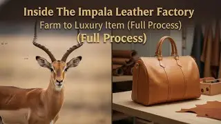 Inside The Impala Leather Factory  Farm to Luxury Item (Full Process)