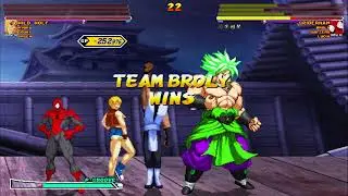 [4K] MUGEN: Eldritch Team Battle &ndash; Ansem, Gouki, Mika Wild Wolf vs Broly, SubZero, Lucia, Spiderman