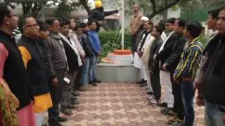 Aam Aadmi Party Hoisted the National Flag at Party Office on the Occasion of Republic Day