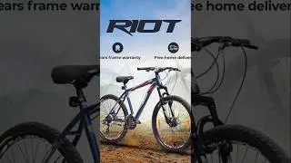 Hero Sprint Riot 26T MTB Geared Cycle 21 Speed Shimano Gears with Dual Disc Front-Suspension