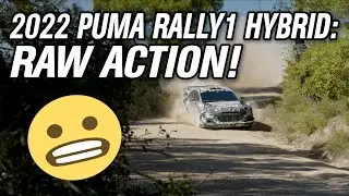 2022 M-Sport Ford Puma Hybrid Rally1 Spain Test - RAW ACTION!