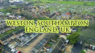 Weston, Southampton, Hampshire, UK, Drone Footage (4K) #2