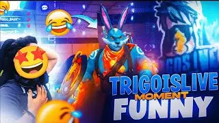 Funny Moments With @TriGOisLIVE In 3v6 Custom || Free Fire Max #freefiremax  #viral #raistar #op 