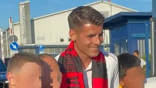 BENVENUTO ALVARO MORATA! L’ARRIVO A MILANO DEL NUOVO NUMERO 7 ROSSONERO