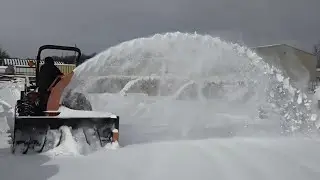 PTO Powered Snow Removal.  Better Than A Plow?