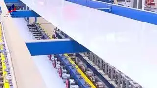 Rock wool sandwich panel production video