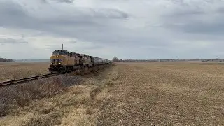 Union Pacific manifest on the UP River Subdivision in Buckner, Missouri