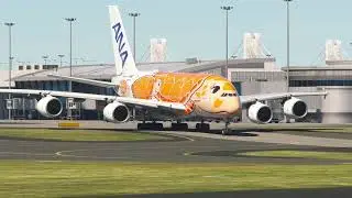 So Amazing!! The Thrilling Moment When Airbus A380 Takes Off From Sydney Airport Australia