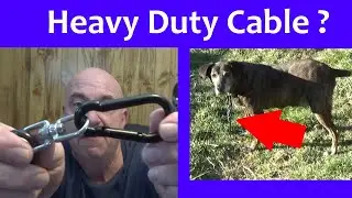 Royal Paw Heavy Duty Dog Tie Out Cable (Review/Test/Instructions) Best Budget Leash? XL Large Chain